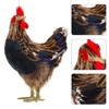 BESPORTBLE Realistic Chicken Statue Artificial Simulation Stuffed Hen Chicken Feathered
