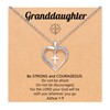 D Dongjiangjin Gift Granddaughter Gifts from Grandma Granddaughter Necklace1st 4