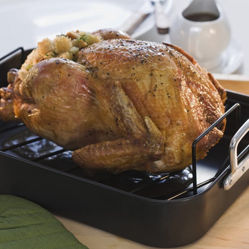 Mydracas BBQ Rib Racks for Smoking and Grilling,Turkey Roasting Rack