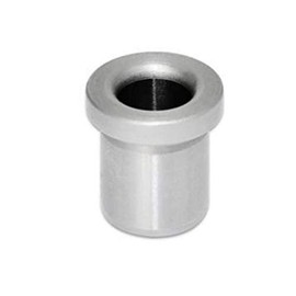 Positioning Bushing / Drill Bushing 11 mm, Length 12 mm, with Collar, Bore Rounded on One Side