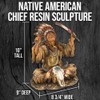 United Cutlery Native American Chief Resin Sculpture | Beautiful Home