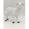 Geschenkestadl Garden Figure Sheep Weatherproof 23 cm High Animal Figure