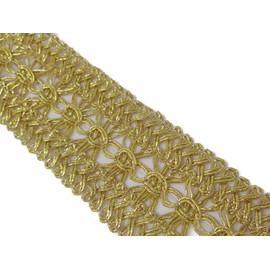 Kirari Handicraft Part No. 3395 Craft Blade (Gold Color: Gold) Width 1.4 inches (3.5 cm) x Length 6.6 ft (2 m)