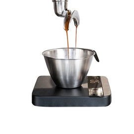 watchget エスプレッソショット2オンス 計量カップ目盛り付き ミルクカップ 304ステンレススチール ハンドルと杯一体化した計量カップ 30/60ml