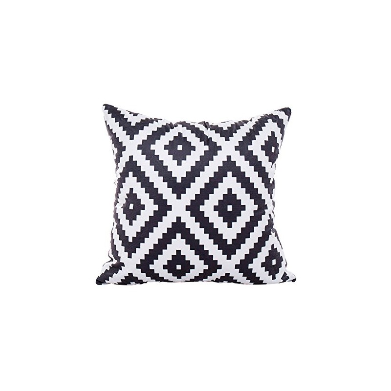 CUIGU Modern Minimalist Striped Plush Pillow Case Geometric Pattern Cushion