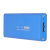 MSATA to USB3.0 Enclosure Adapter Case 6Gbps Blue MSATA SSD