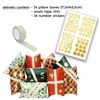 Papierdrachen 24 Advent Calendar Pillow Boxes - with Washi Tape