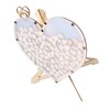 Wooden Wedding Frame Guest Book Drop Box with Stand 80