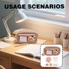 Xvbhaq Large Capacity Capybara Pencil Case Cute Transparent Multi-Layer Plush