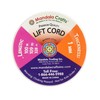 Mandala Crafts 1mm Egg Shell Blind Strings Lift Shade Cord