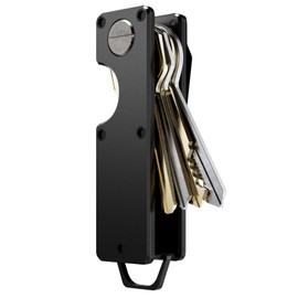 MINBERAND Key Organizer Compact Key Holder Metal Key Chain Minimalist key case key holder for keychain Secures 1-5 Keys