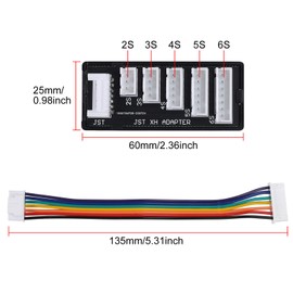 AOICRIE 6pcs RC Product JST-XH-2-6S Lipo Battery Charge Balance Board, JST XH Board Balance Expansion Charger Adapter gor RC 6S LiPo Battery Charge
