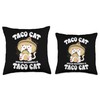 Taco Cat Spelled Backwards Cinco De Mayo Throw Pillow