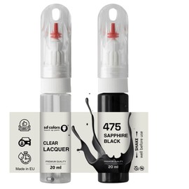 SD COLORS Paint Pen Sapphire Black 475 (Paint + Varnish)