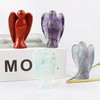 Artistone 2.0" Crystal Angel Statue Hand-Carved Healing Crystal Sculpture Figurine