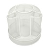 Annova Mesh Desk Organizer Rotate with 5 Compartments Round Spinning