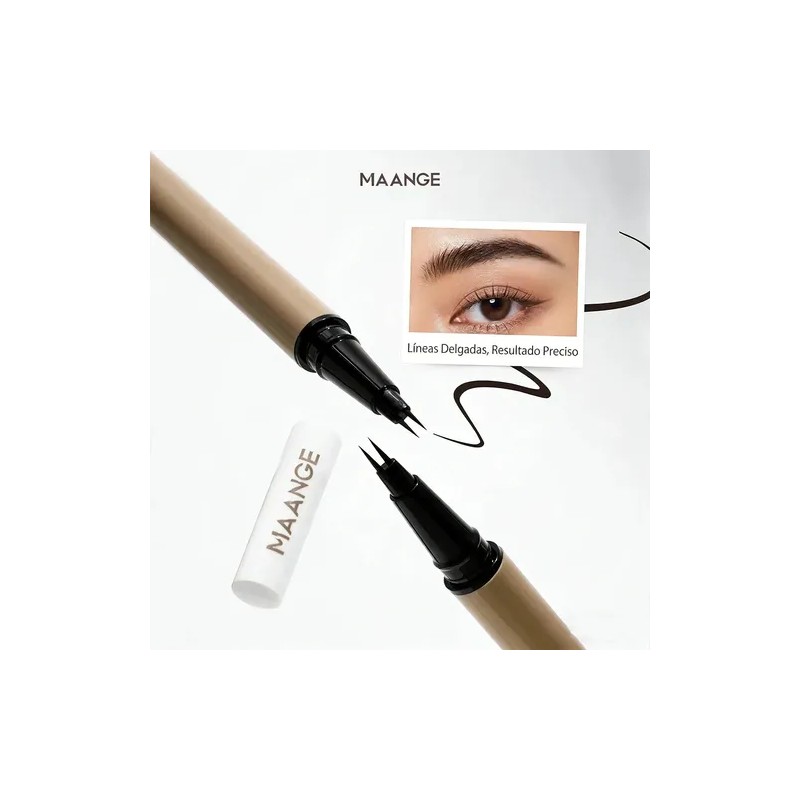 Lapiz Para Cejas,Delineador de Cejas LíQuido,Efecto 3D Waterproof,Natural Lapiz De