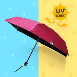 PERLETTI Umbrella UV Block Protection for Women Girls - Super Compact Pocket Umbrella Silver - Mini Umbrella Travel Umbrella Windproof Lightweight Colourful Stable - Diameter 91 cm Trend, Metallic