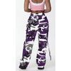 Women Y2k High Waisted Straight Leg Relaxed Fit Camo Cargo