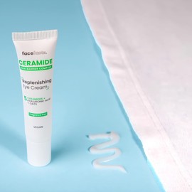 Face Facts Ceramide Eye Cream - Replenishing Under Eye Cream for Dark Circles and Puffiness - Anti-Aging Eye Care Products - Eye Bag Remover for Men and Women - 3 Pack + Cheeroo Magnet