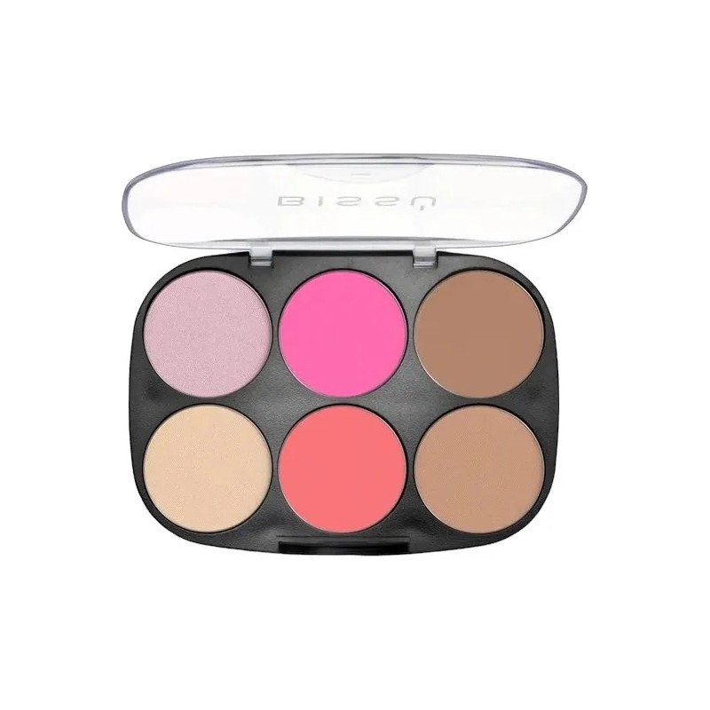 Kit De 4 Paletas De Maquillaje Bissú, Rubores E Iluminadores
