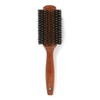 Ion Golden Wood Boar Bristle Round Brush Large, Salon Blowout,