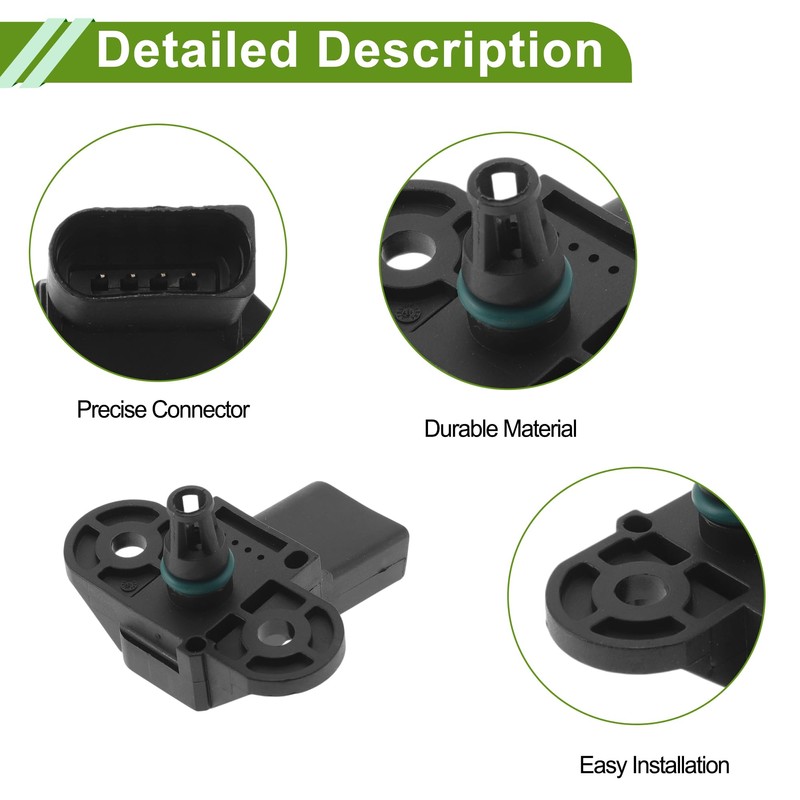 X AUTOHAUX Manifold Absolute Pressure MAP Sensor for Volkswagen Golf