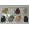 Bright Creations Earrings Teardrop Faux Leather Dangle Jewelry 8 Different
