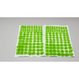 SEM - TU4VG-A - 4mm Vibrant Green - Assorted Layout - Self-Adhesive Grass Tufts