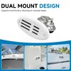 FARBIN Stainless Steel Boat Horn, 12V Marine Horn, Drop‑in Hidden