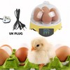 Semiautomatic Egg Incubators 7 Eggs Hatcher Digital Egg Incubator Automatic
