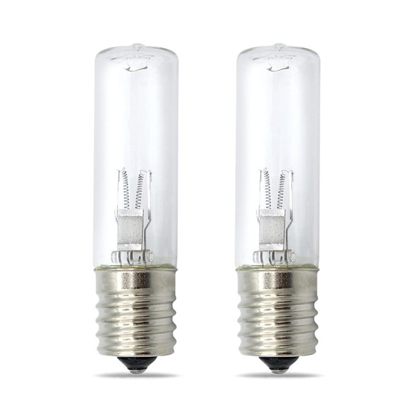 lumenivo LB1000 UV-C Replacement Bulbs for Germ Guardian GG1000, GG1000CA, GG1100, GG1100W, GG1100B 3 watts, E17 Intermediate Base UVC Bulb - T7, Germicidal UVC Lamp Replacement - 2 Pack