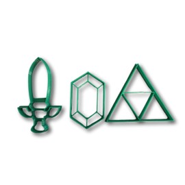 Legendary Sward and Stones Cookie Cutters, Set of 3