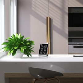 Bresser ClimateTemp NDV-NEO Wireless Weather Station with Outdoor Sensor, Temperature and Humidity Display, Weather Forecast, Frost Warning, Vertical