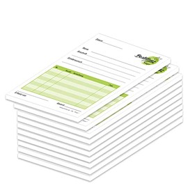 PRICARO A6 Green Order Acceptance Pad (Pack of 10)