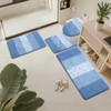 Bsmathom Bathroom Rugs Sets 4 Piece with Toilet Lid Cover,