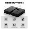 AatrixQuayn 180 Degree Glass Shower Door Hinges Heavy Duty Solid