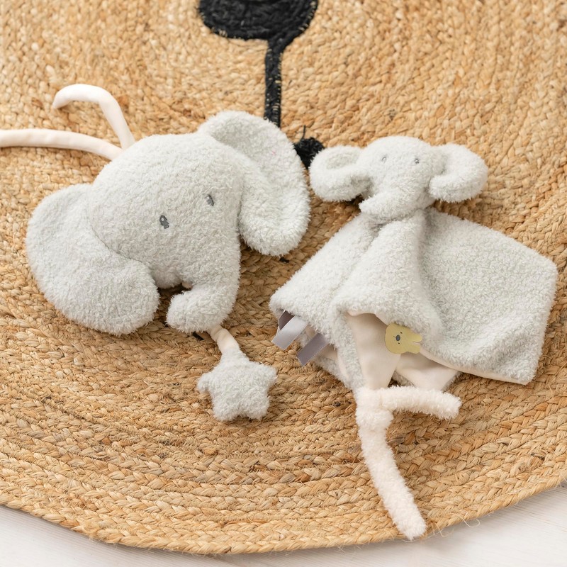 Nattou Active Soft Toy Polyester Musical Elephant Hanging Approx. 16