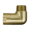 Solid Brass Shower Elbow Adapter for Shower Head, 90 Degree
