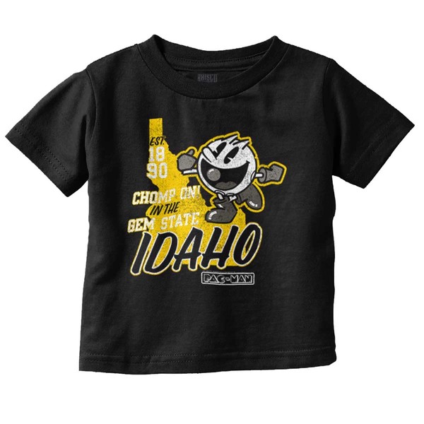 Pacman Chomp on in Idaho State Toddler Baby Graphic T