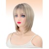 Webshaiy Ready to Go Layered Bob Glueless Wig with Bangs,