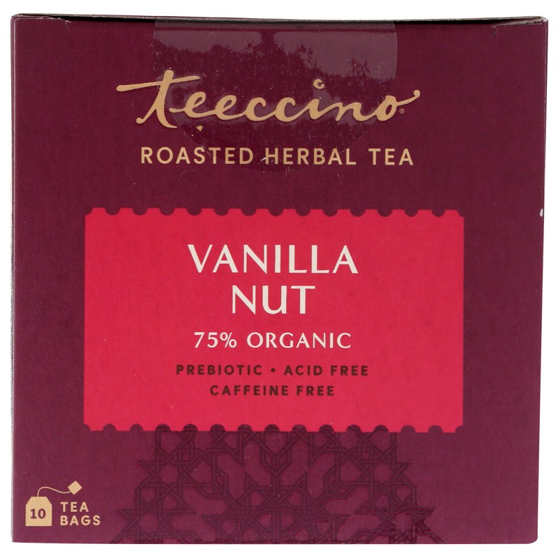 Teeccino Vanilla Nut Herbal Tea - Rich & Roasted Herbal