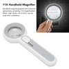 Magnifying Glass 11X Rechargeable 3 Levels Brightness Portable Handheld Magnifier