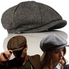 Design Life Bar Newsboy Hat for Men Scally Cap Newsies
