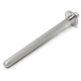 Stainless Steel 1.5" Tri-Clamp Ferrule Diffusion Stone,1.5 Inch Tri Clamp Carbonation 2 Micron Aeration Stone,Male Connect 1/4" NPT CO2 inlet,8" Length for Brew Aeration Equipment