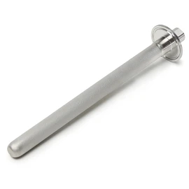 Stainless Steel 1.5" Tri-Clamp Ferrule Diffusion Stone,1.5 Inch Tri Clamp Carbonation 2 Micron Aeration Stone,Male Connect 1/4" NPT CO2 inlet,8" Length for Brew Aeration Equipment