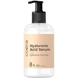 Coera Hyaluronic Acid Serum | 8 fl oz | Moisturizing and Hydrating | For Face, Skin, Hair & Nails | Paraben & SLS Free
