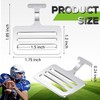 Dunzy 50 Pieces Shoulder Pad T Hook Football Pad T
