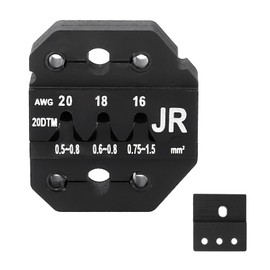 JRready ACT-20DTM Crimp Die for Open Barrel Crimping Tool ACT-LY Frame, Deutsch DTM Connector Pin Crimp Die for Size 20 Stamped Contacts(16-20AWG)