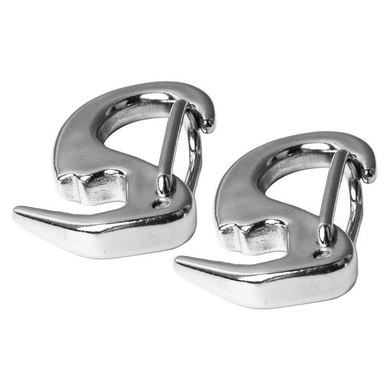 2 Pcs Stainless Steel Spring Hook 65mm Rust Prevention Spring